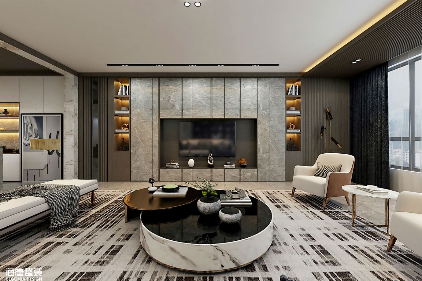 心安之处是故乡-一品人家-四室两厅-240m²-现代风格 